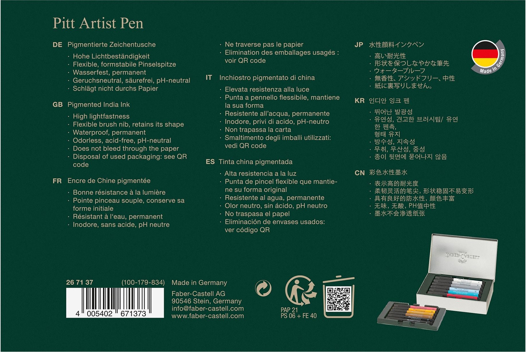 Pitt Artist Pen Limited Edition City Collection - London - Image 9