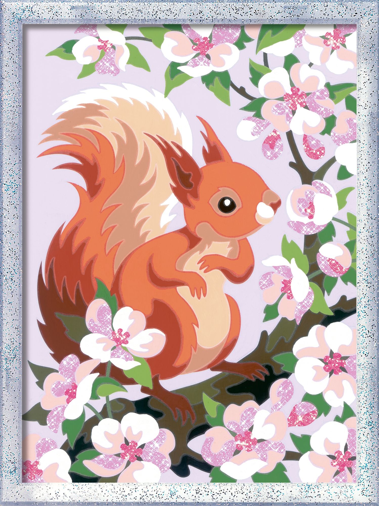 CreArt Paint by Number - Spring Squirrel w/Glitter - Image 2