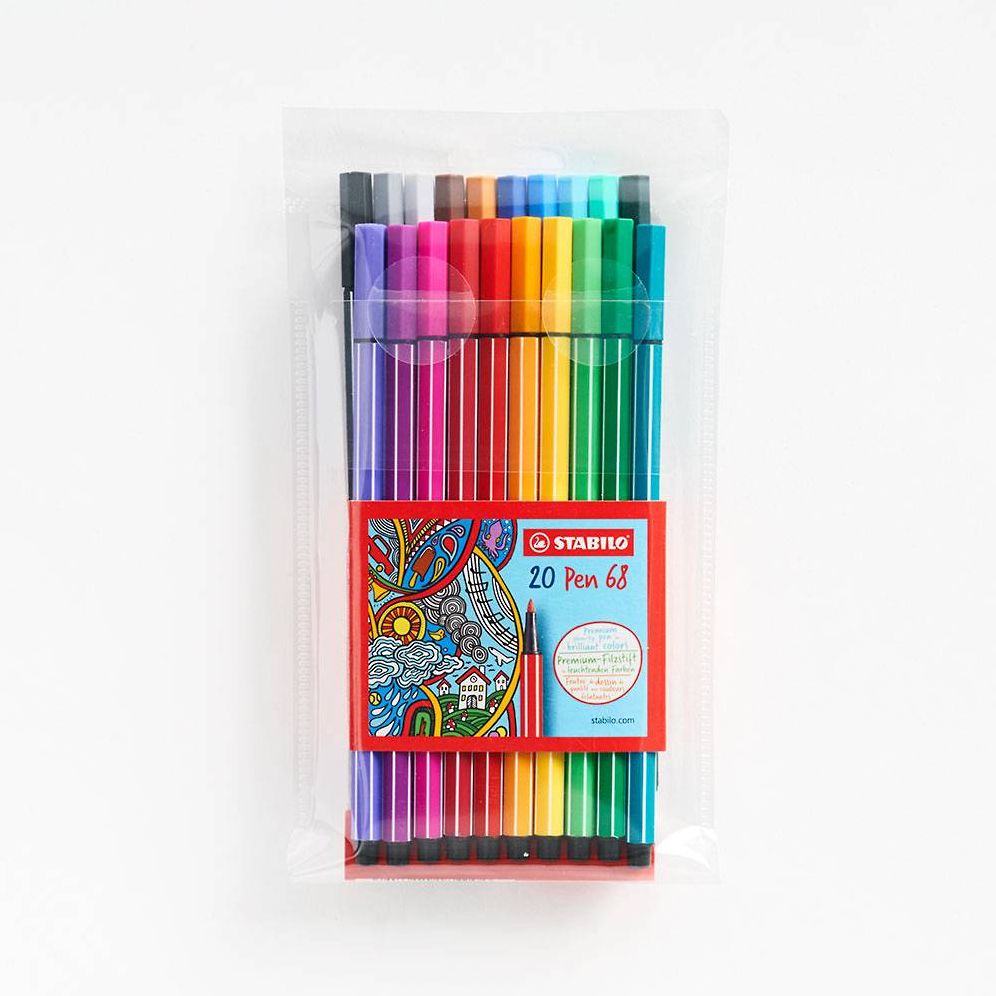 STABILO PEN 68 FIBER-TIP PEN - 20 PIECE WALLET - Image 4