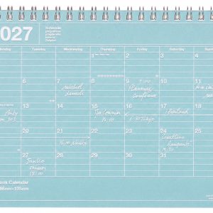 2027 Marks Blue Jan Start S Weekly Desk Planner