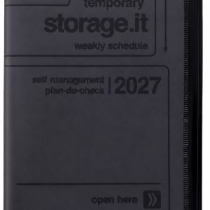 2027 Marks Black B6 Weekly Left Weekly Desk Planner