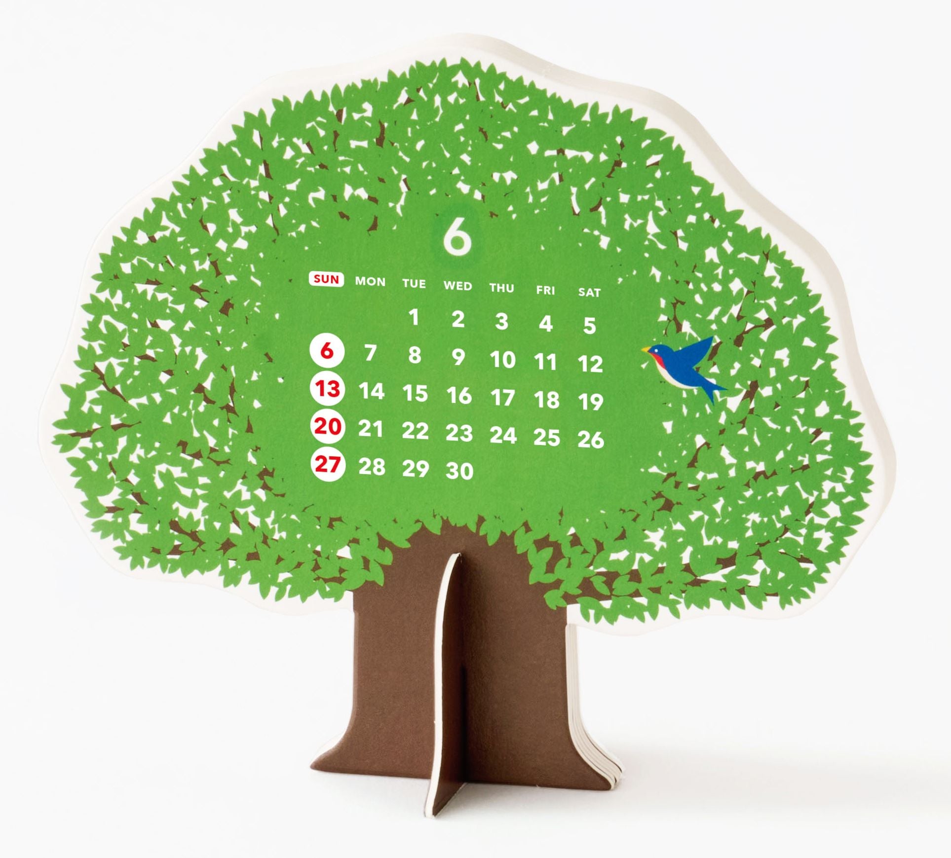2027 Good Morning Calendar Tree