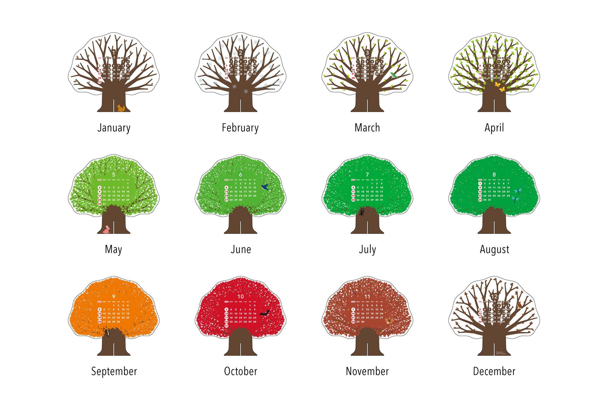 2027 Good Morning Calendar Tree - Image 3
