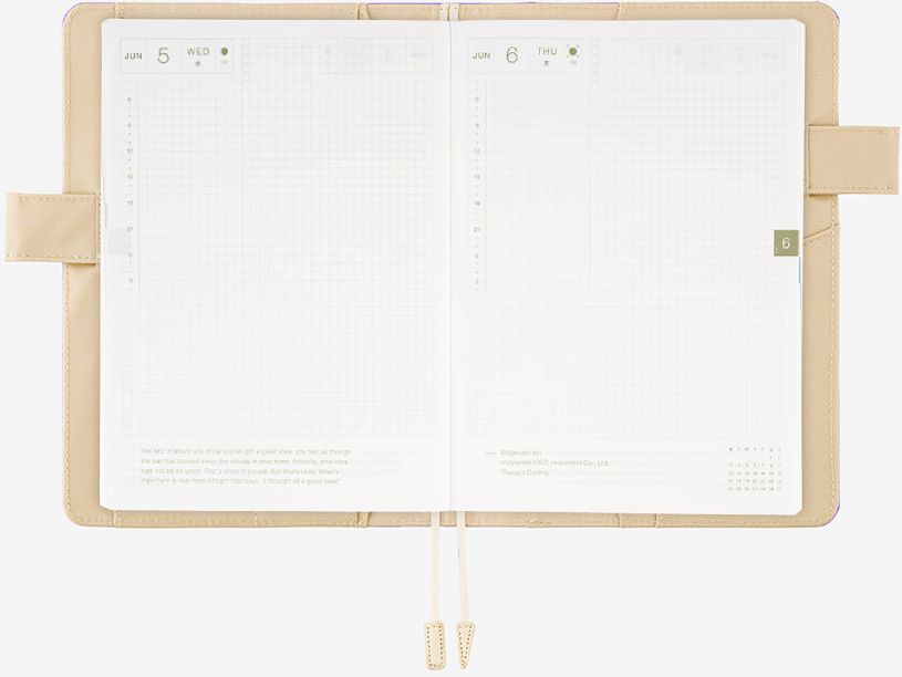 Hobonichi Techo Cousin A5 Cover in Violet - Image 5