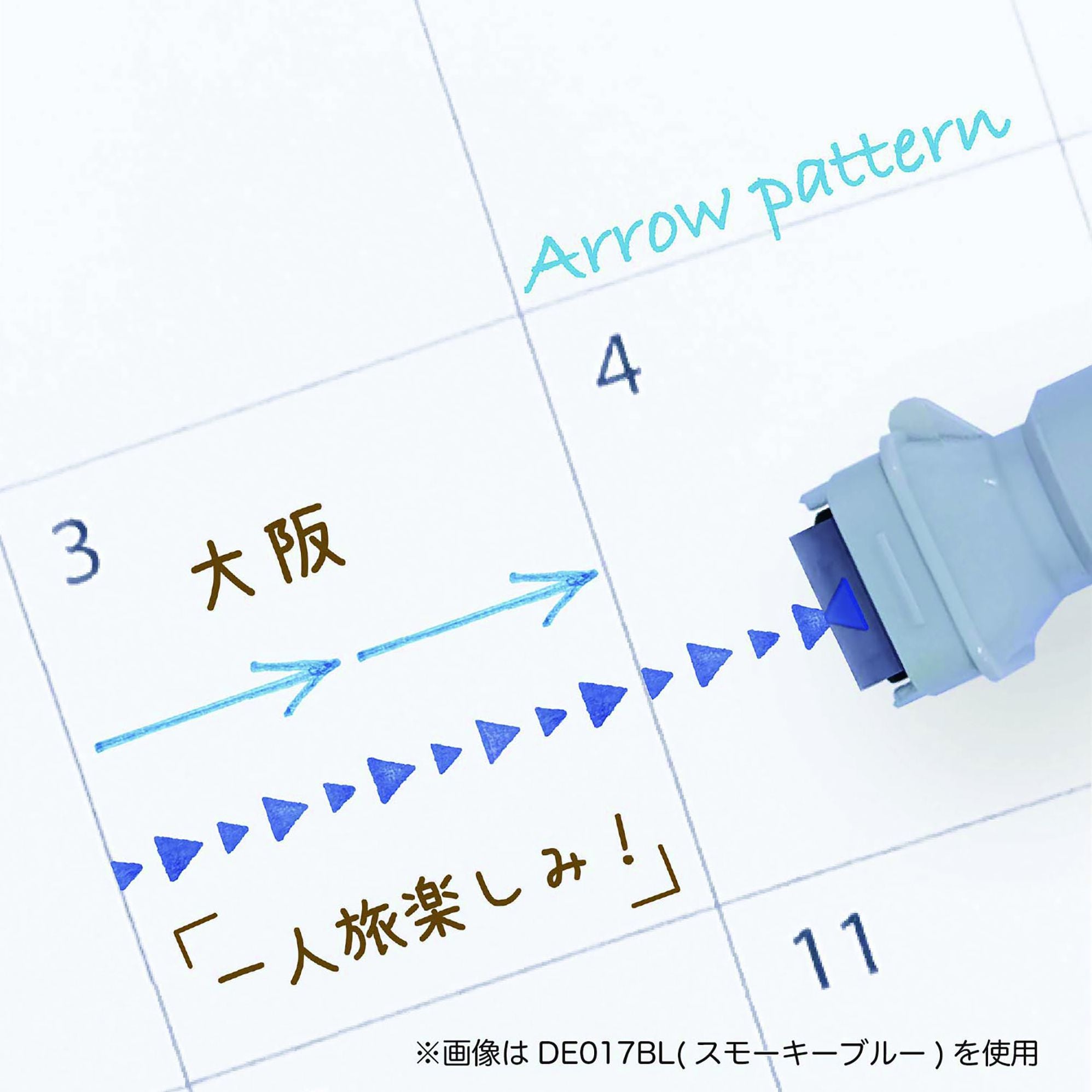 Cruro Stamp Marker - Blue Arrow Pattern - Image 4