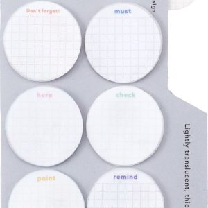 isshoni. To-Do Sticky Notes Round