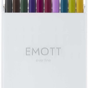 EMOTT FINELINE PEN SET 10PC VINTAGE