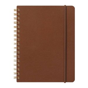 WM Ring Notebook Grain B6 Variant Dark Brown