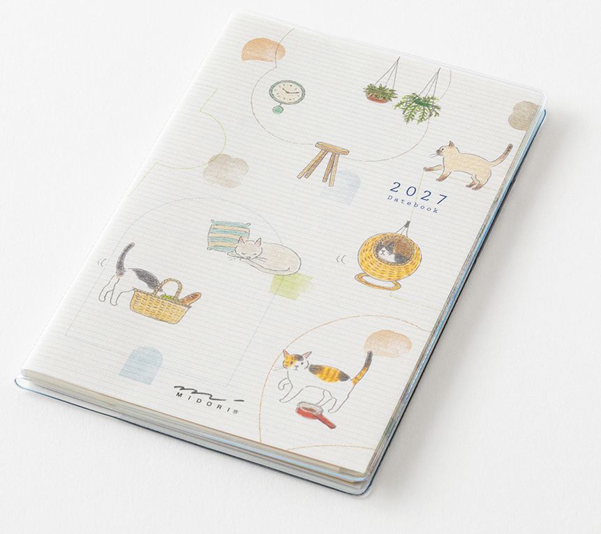 2027 Midori Pocket Diary Mini Cat - Image 2