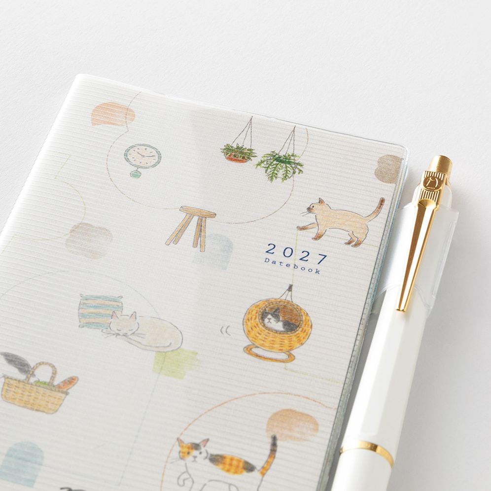 2027 Midori Pocket Diary Mini Cat - Image 3