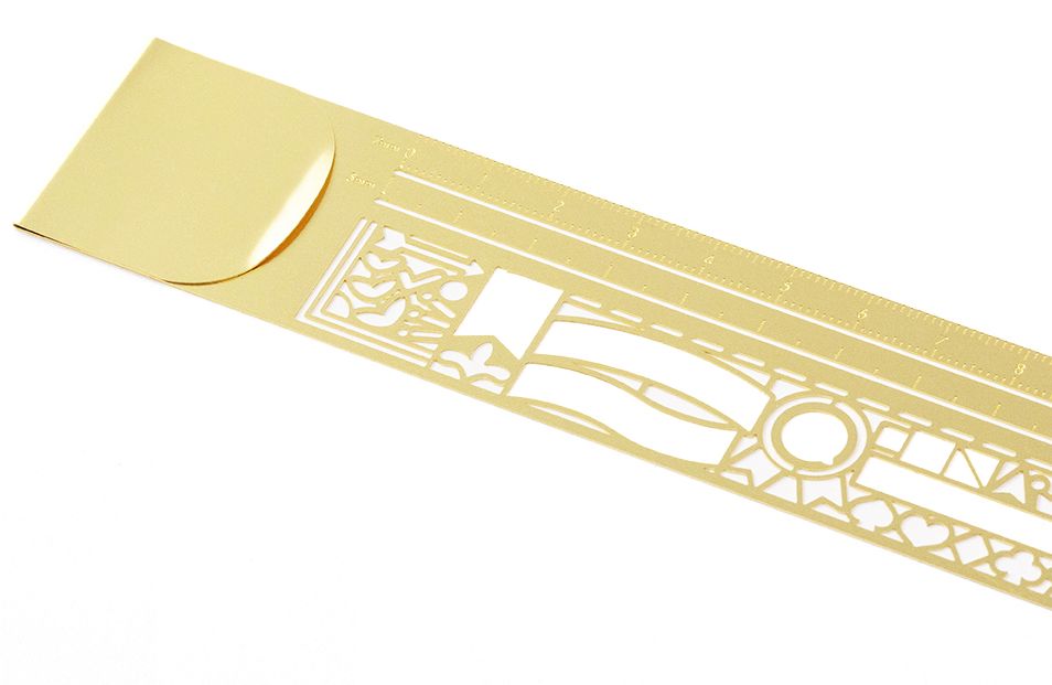 Midori Clip Ruler in Gold - Image 3