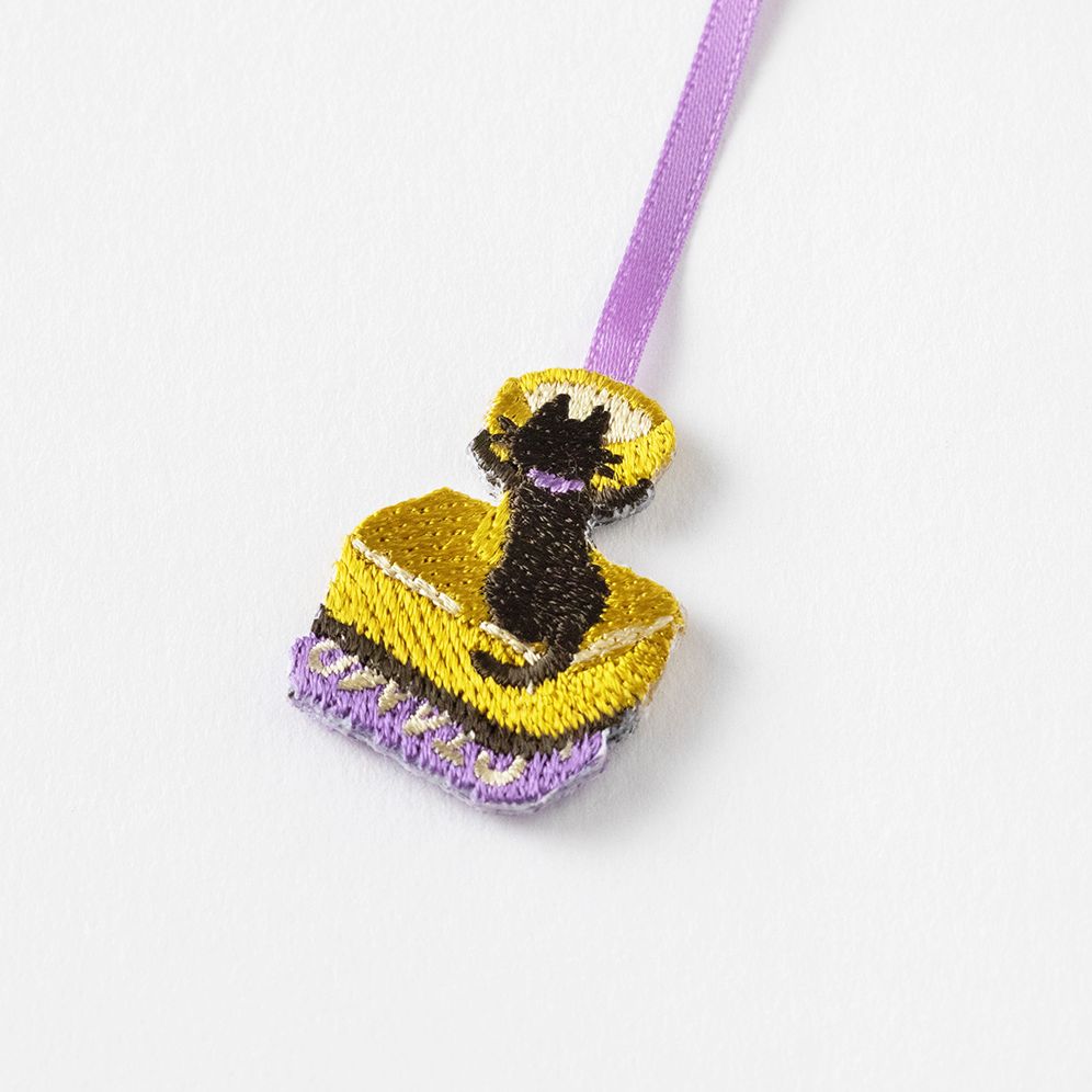 Midori Embroidery Bookmark Clip Cat - Image 3