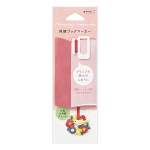 Midori Embroidery Bookmark Clip Bird