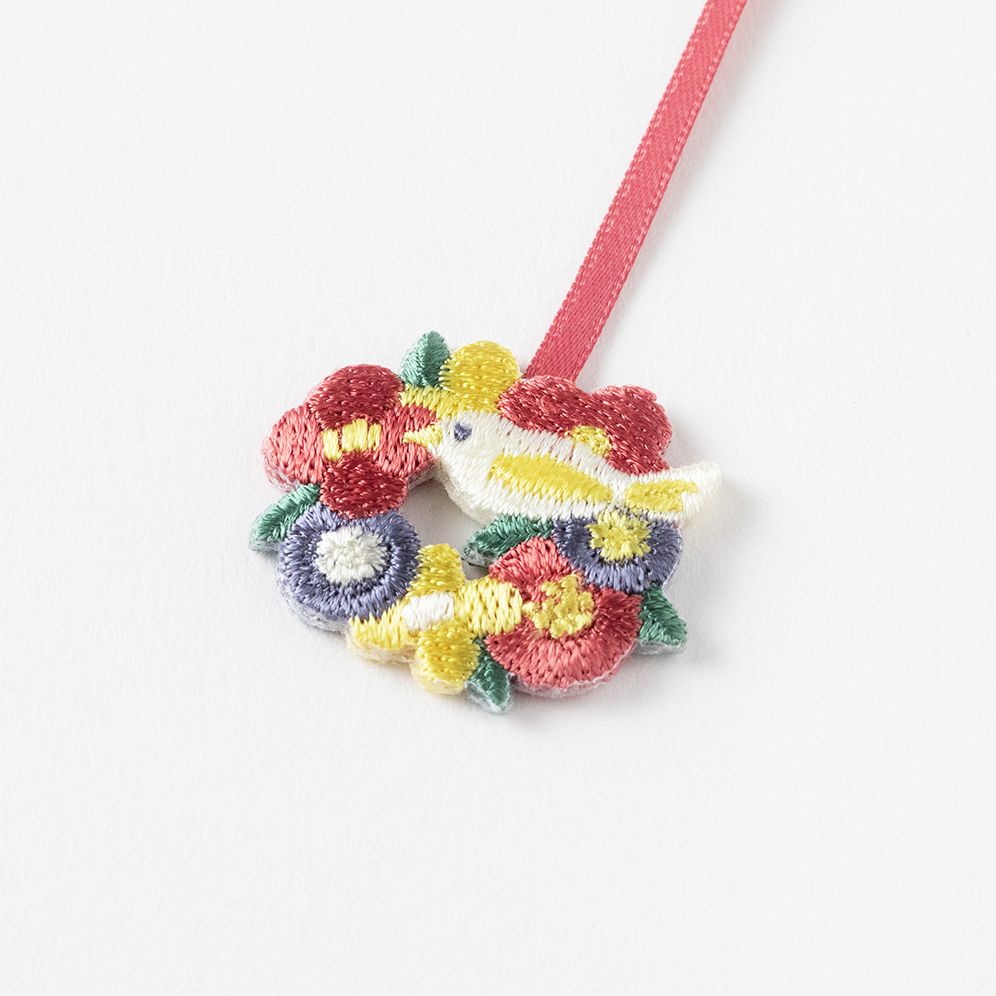 Midori Embroidery Bookmark Clip Bird - Image 2