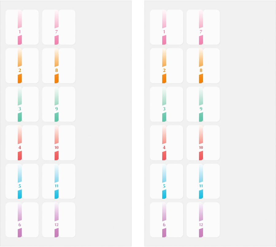 Midori Index Labels: Chiratto Colors - Image 2