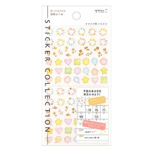 Midori Stickers - Date Twinkling Pastel