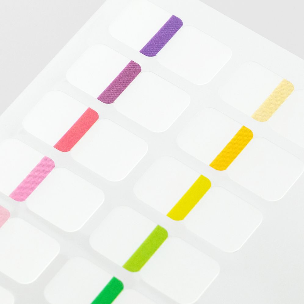 Midori Index Labels: Chiratto 24 Vivid Colors - Image 3