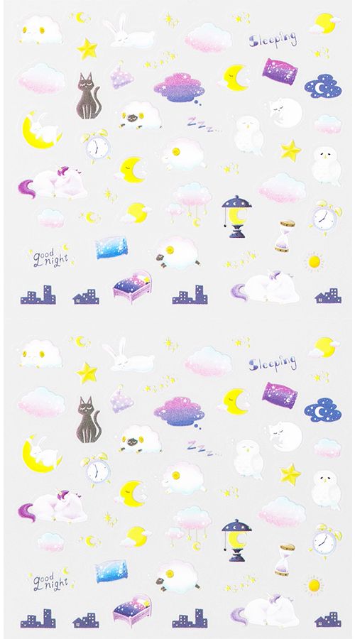 Midori Stickers - Health and Sleep - Image 2