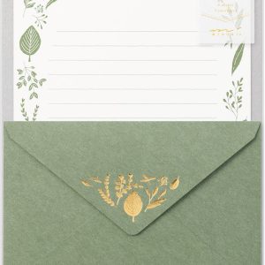 Midori Leaves Letter Writing Set