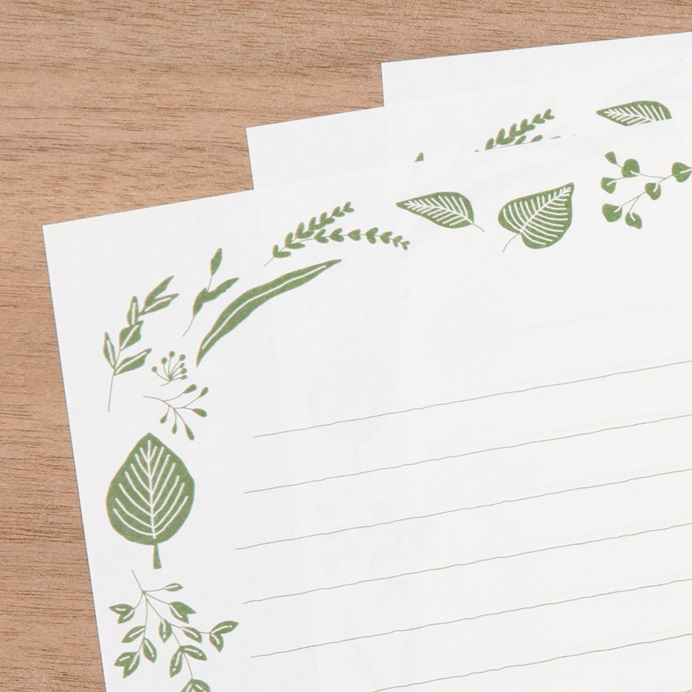 Midori Leaves Letter Writing Set - Image 5