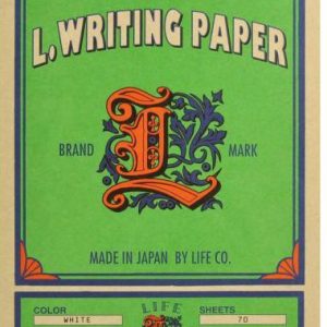 L.Writing Paper Green B5 Lined