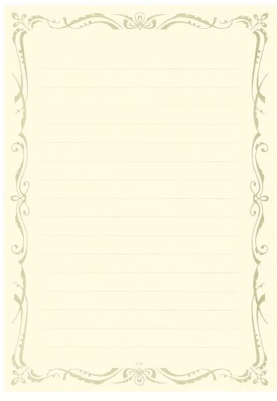 L.Writing Paper Cream A5 Lined - Image 2