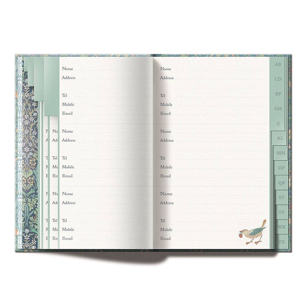 Morris & Co. Strawberry Thief Address Book - Image 2