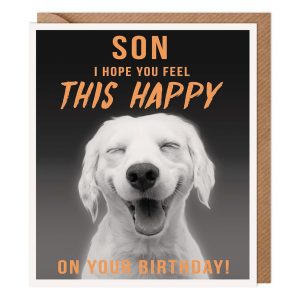 Labrador Son Birthday Card