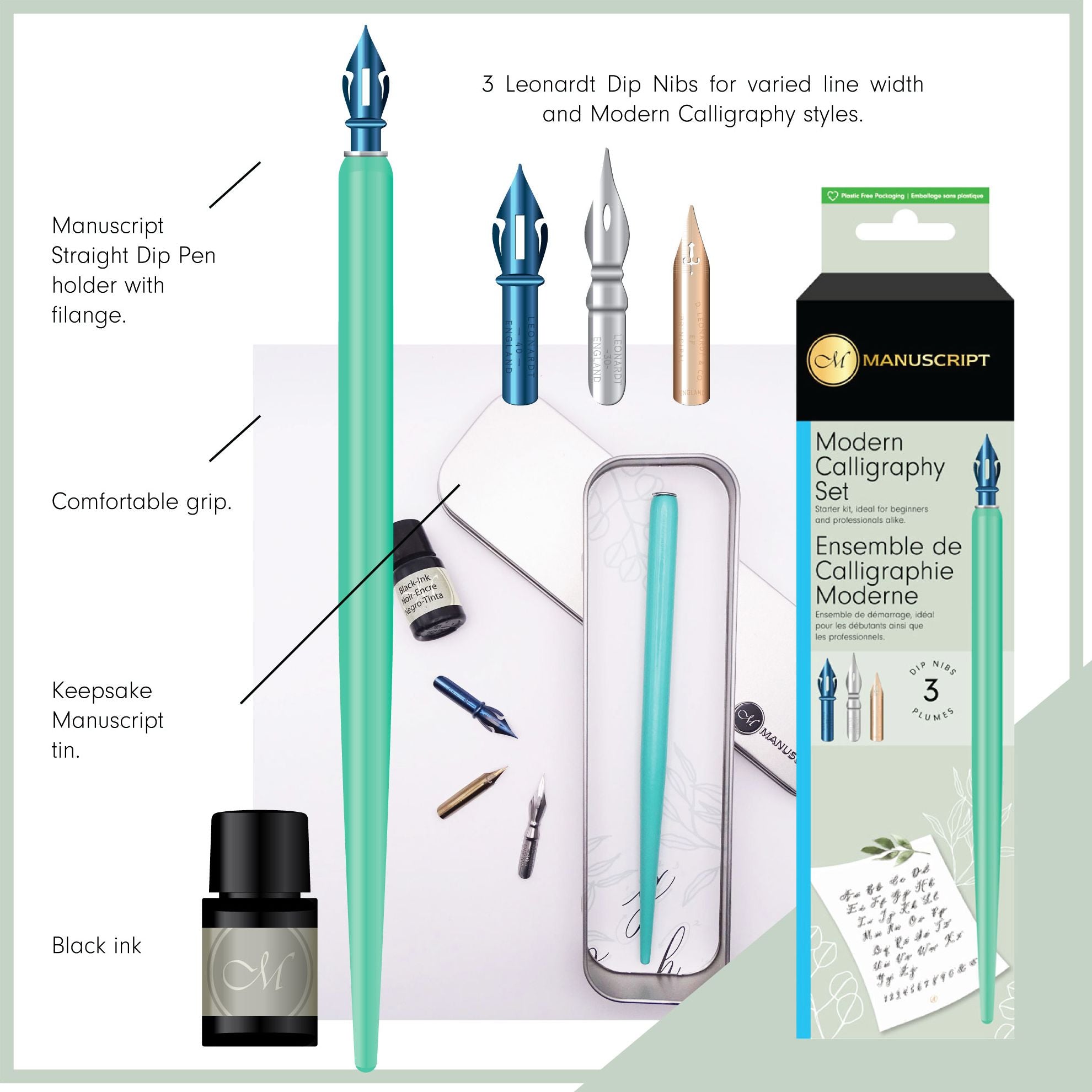 Manuscript Modern Calligraphy Set - Image 6