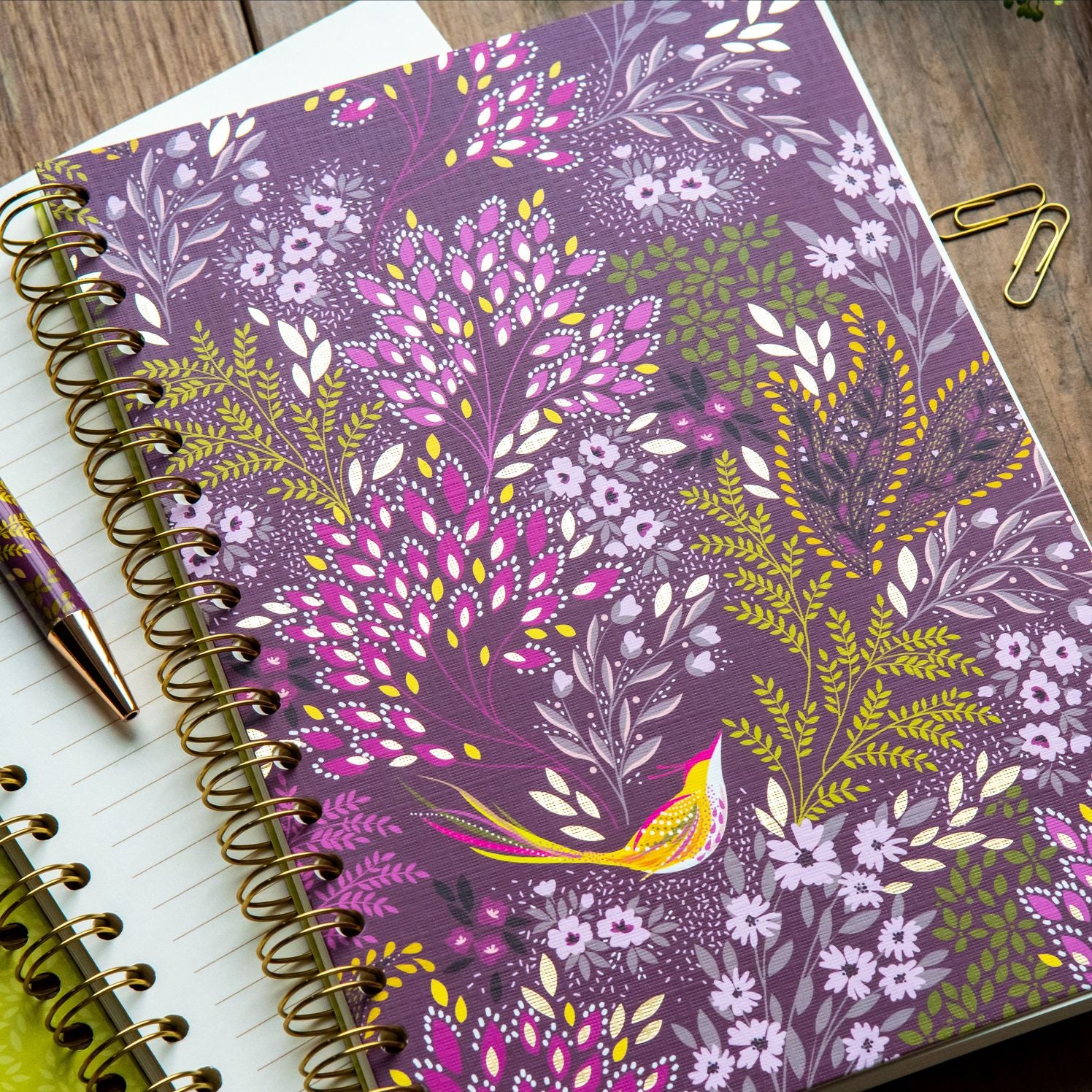 Haveli Garden Wire Spiral Notebook - Image 5