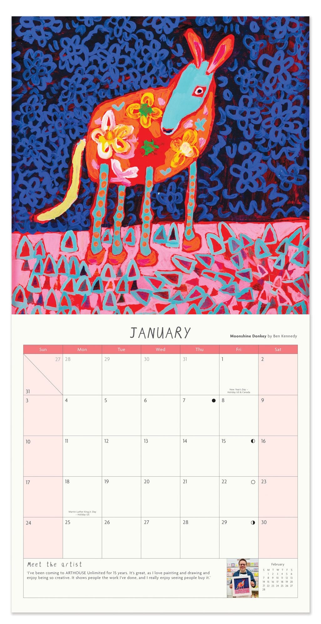 2027 Arthouse Unlimited SQ Calendar - Image 2