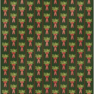 Mistletoe Stripe Flat Wrap