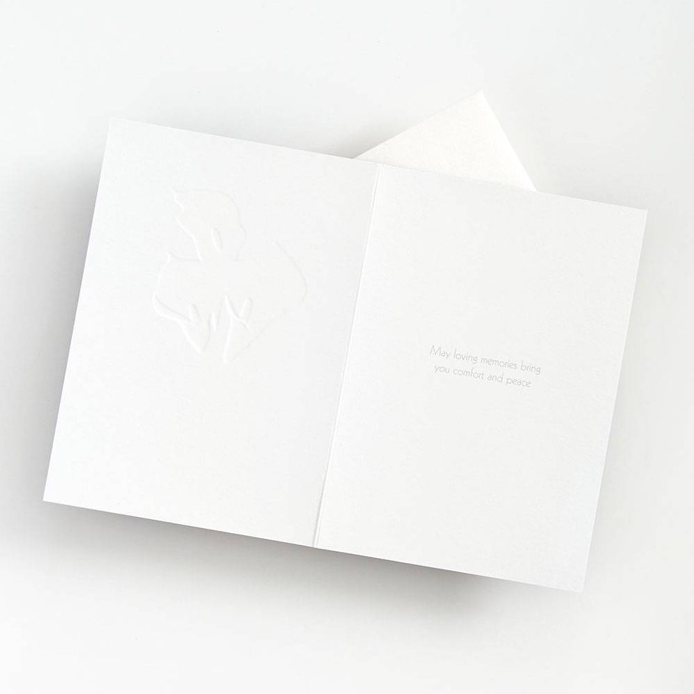Lillies Sympathy Card - Image 2