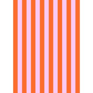 Pink Red Stripes Flat Wrap
