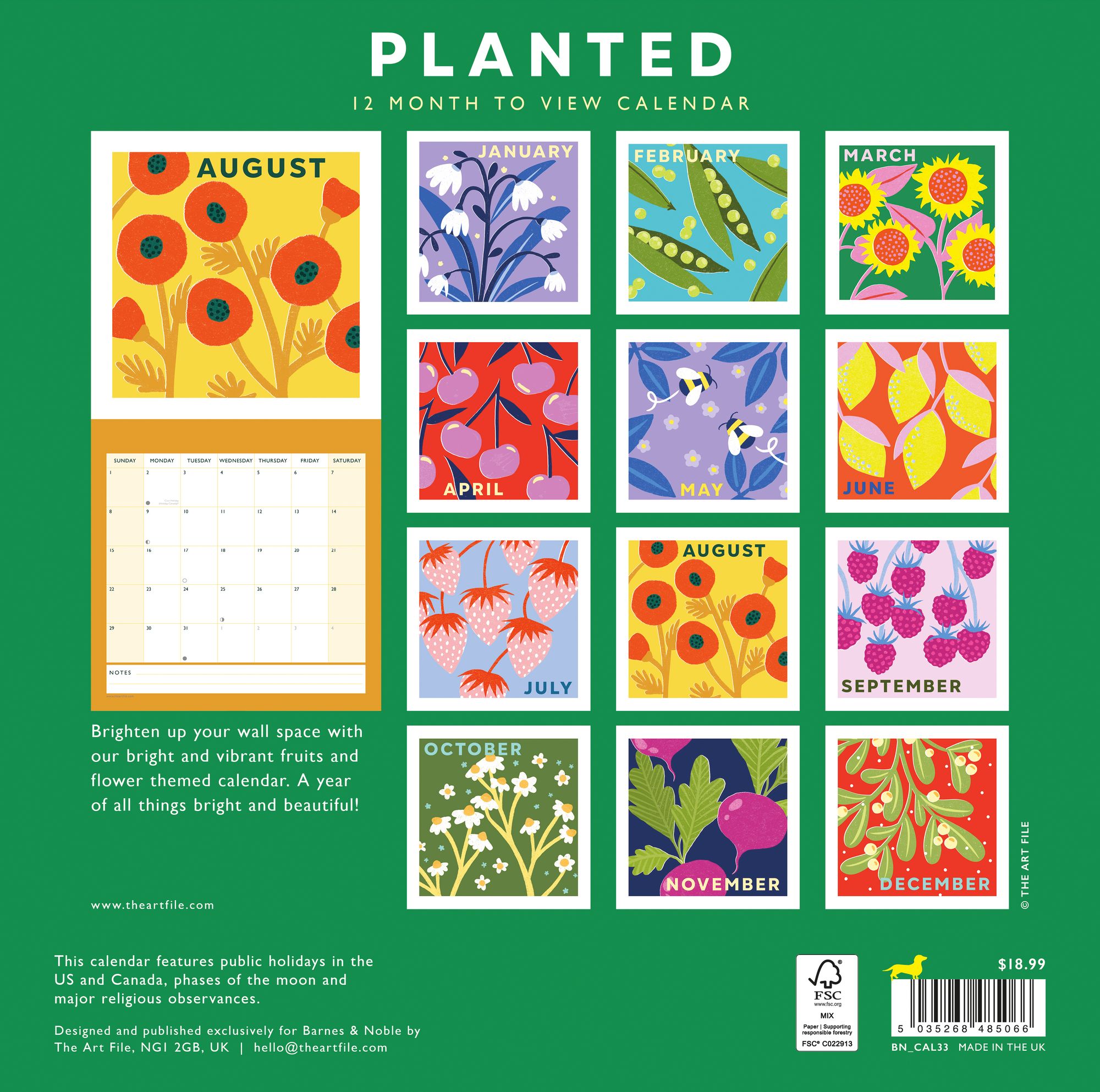2027 Planted Wall Calendar - Image 5
