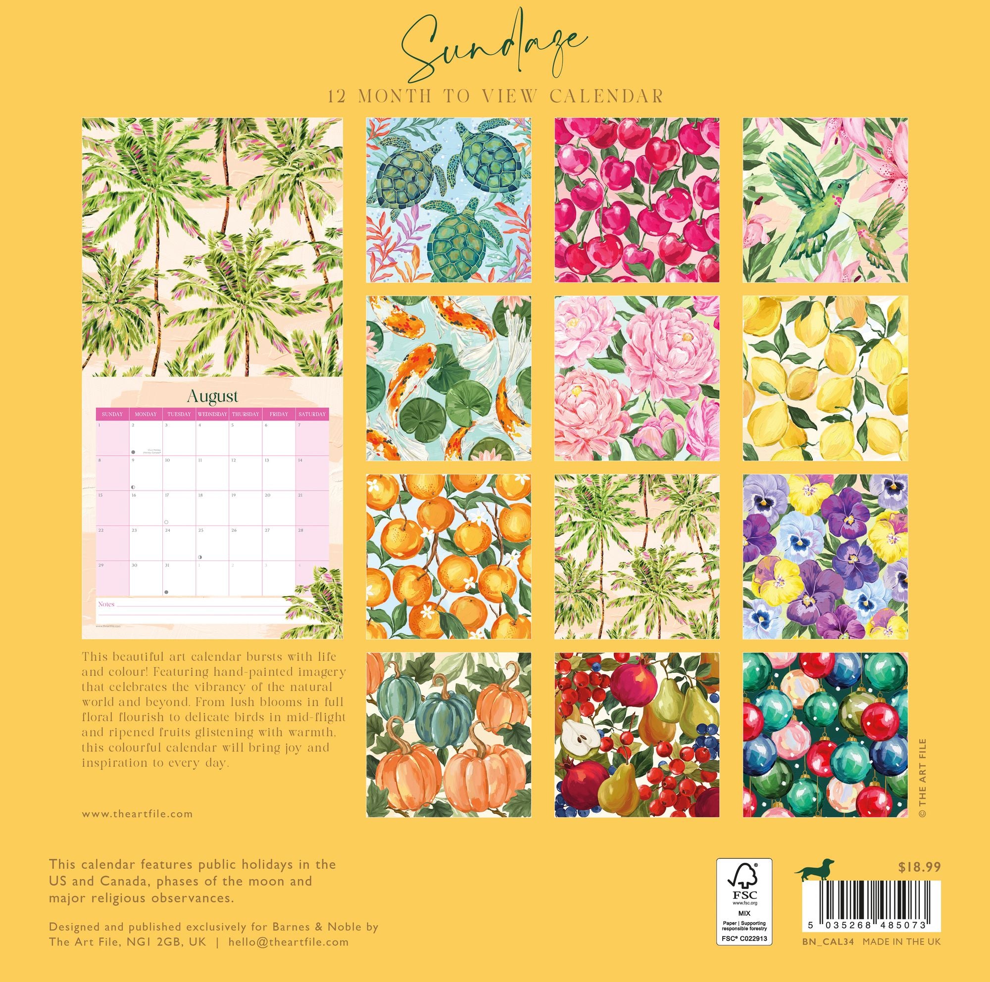 2027 Sundaze Wall Calendar - Image 5