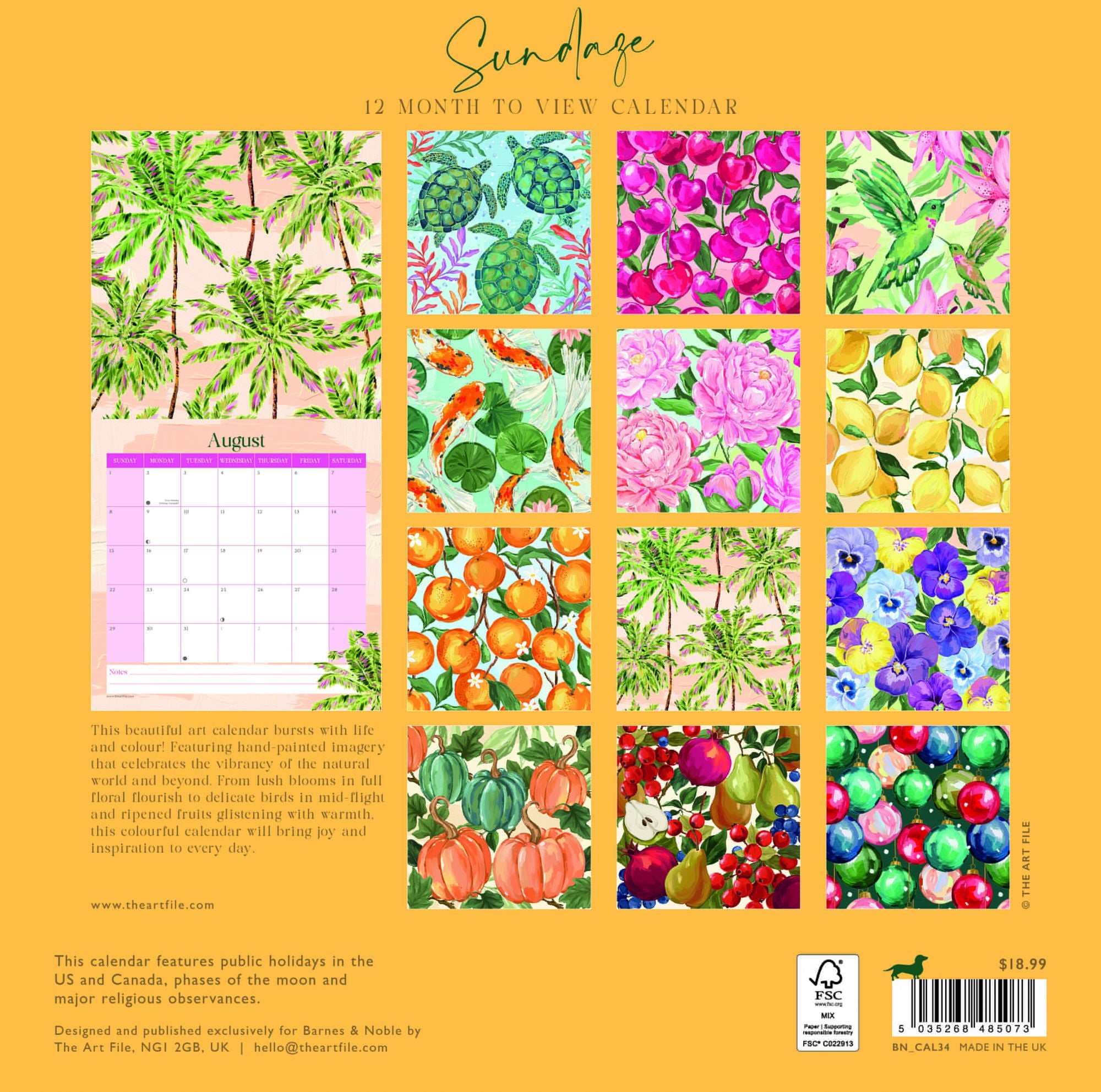 2027 Sundaze Wall Calendar - Image 6