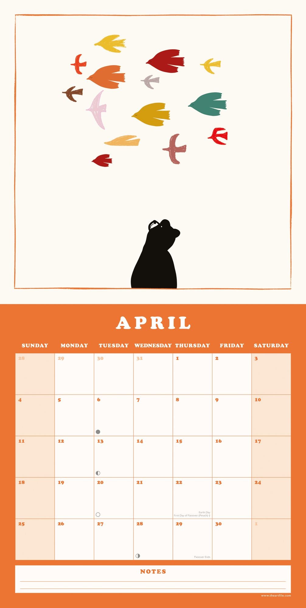 2027 Bear Wall Calendar - Image 4