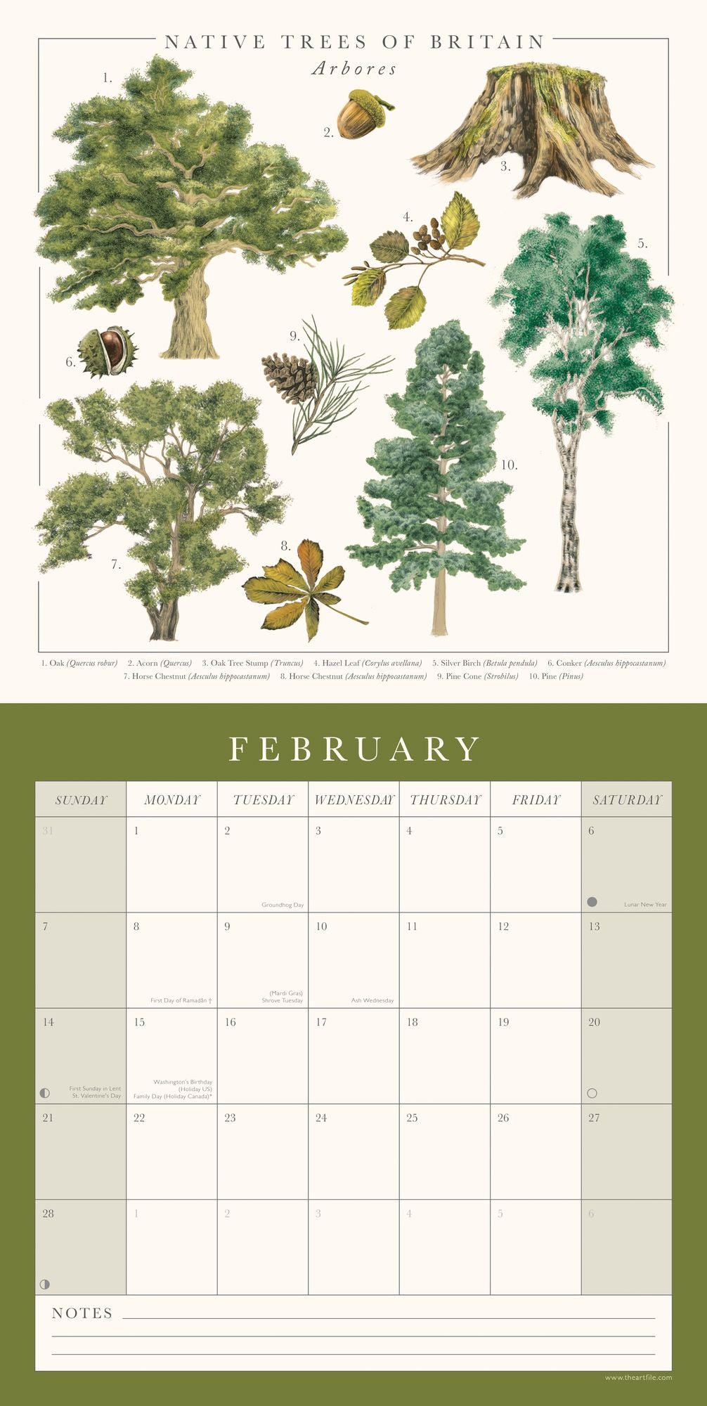 2027 Nature's Pocketbook Wall Calendar - Image 2