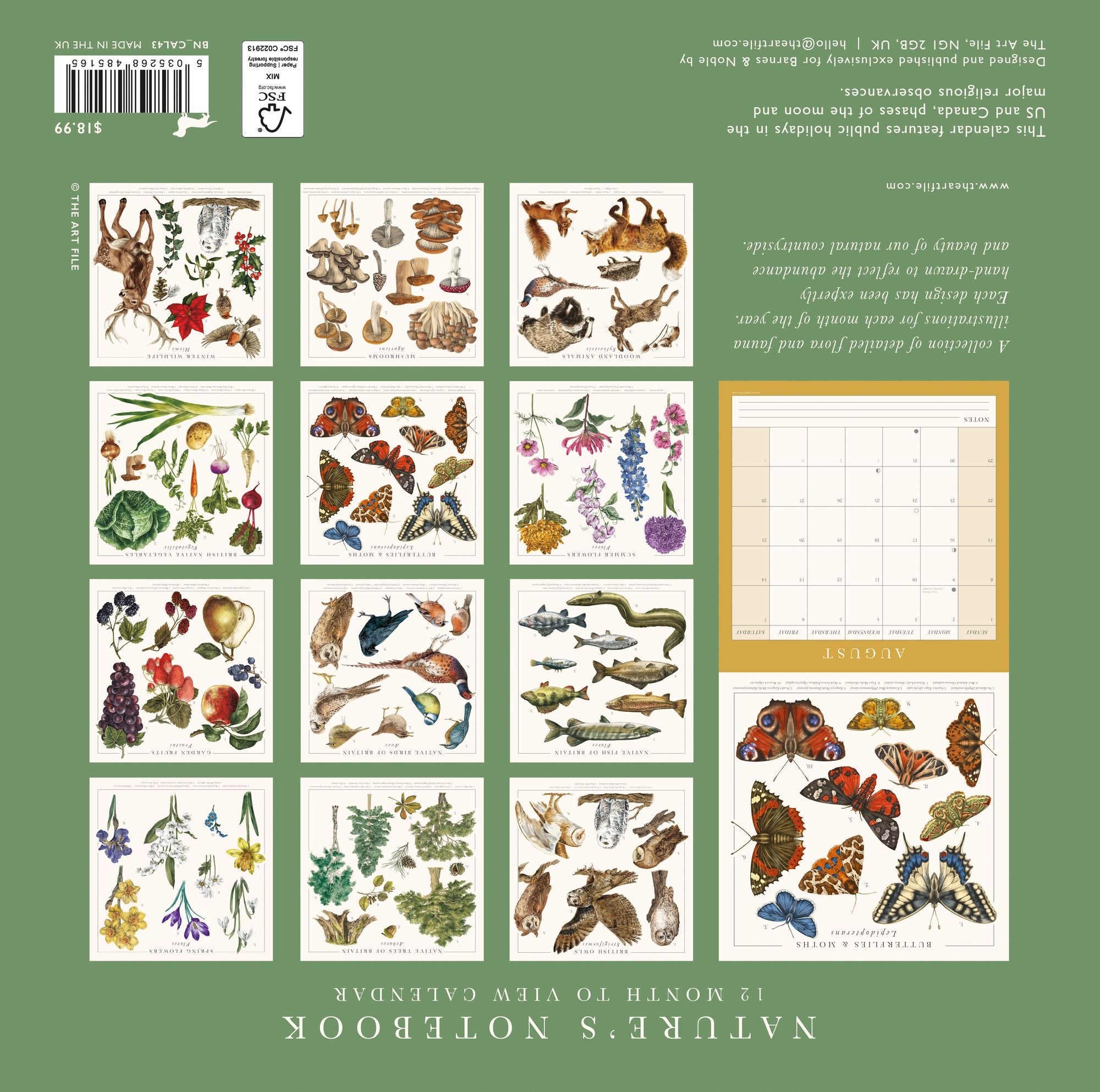 2027 Nature's Pocketbook Wall Calendar - Image 5