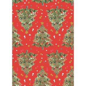 Festive Trees Flat Wrap
