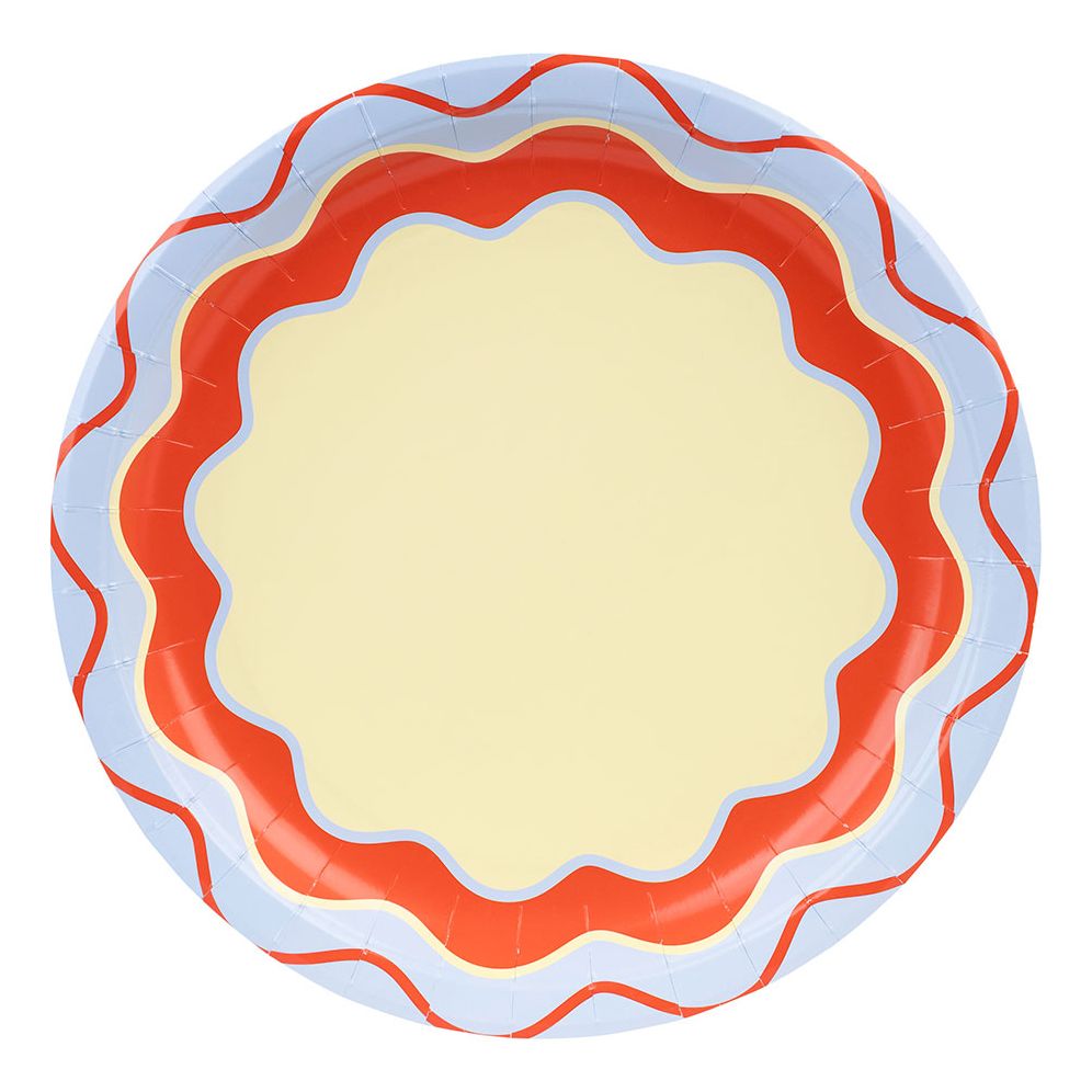 Wavy Party Assorted Large Plates - Image 2