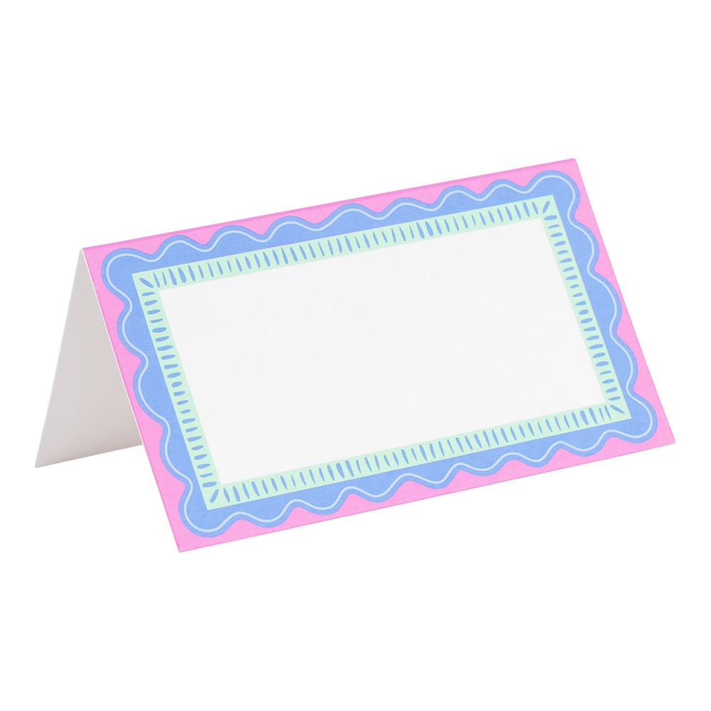 Wavy Party Placecards Set of 12 - Image 2