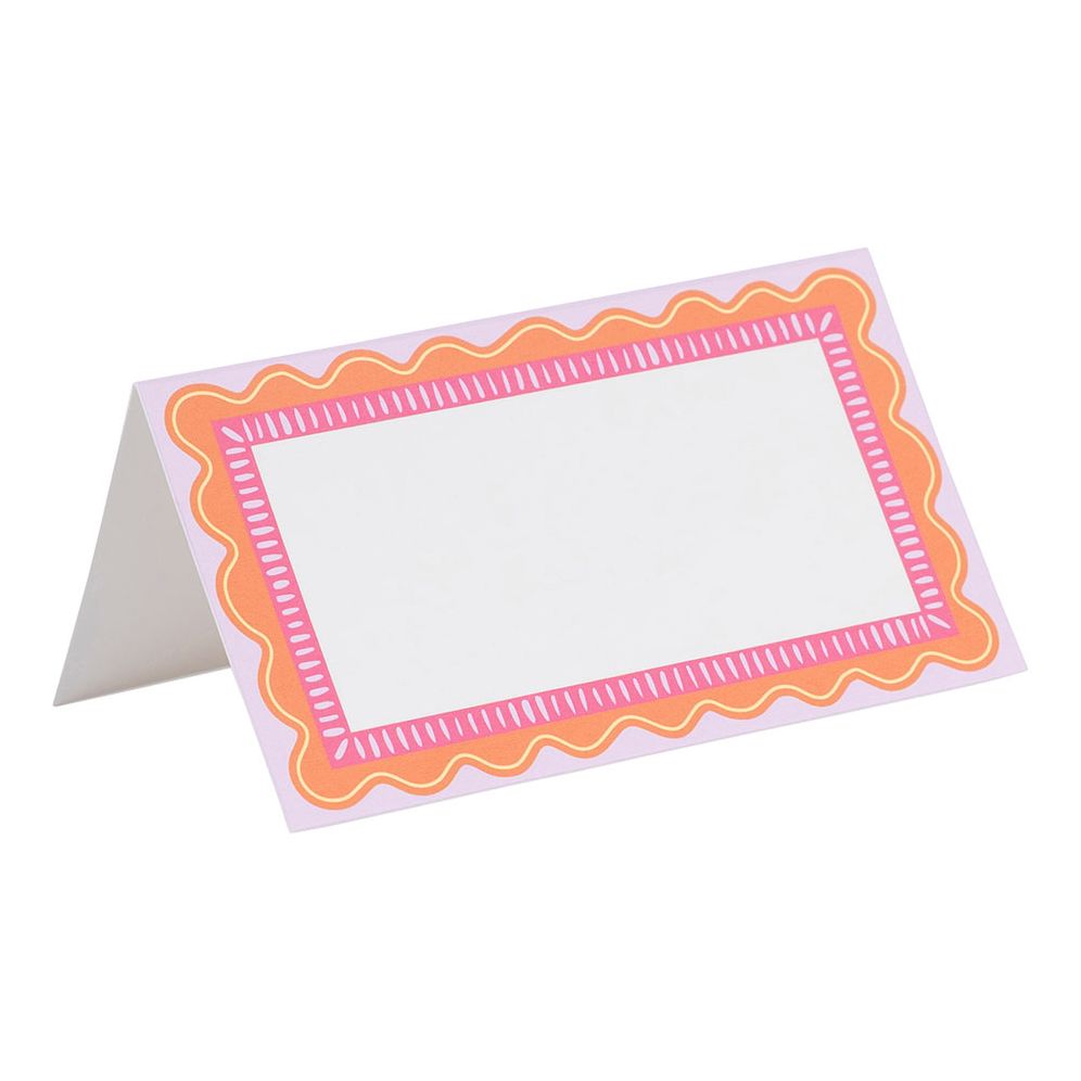 Wavy Party Placecards Set of 12 - Image 3