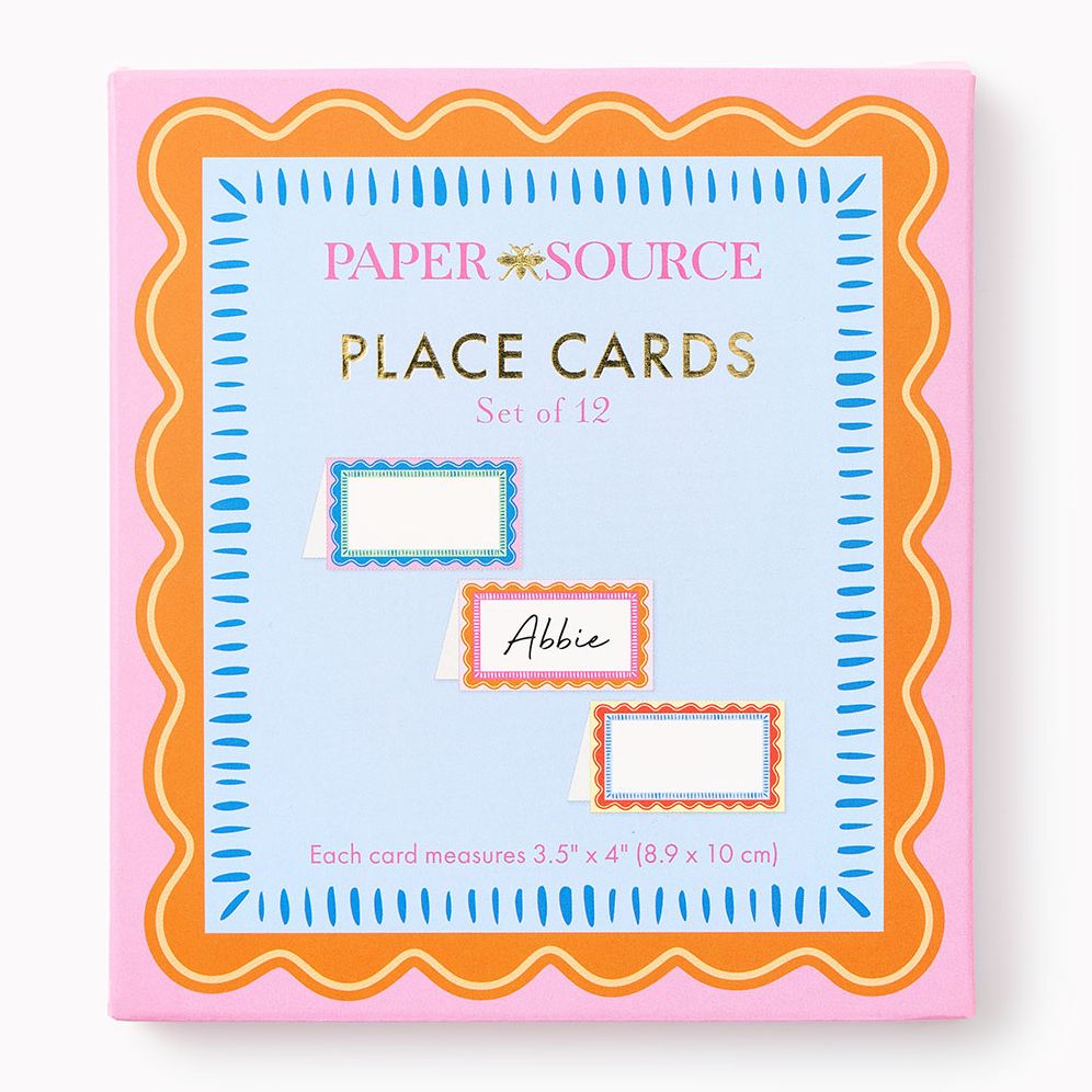 Wavy Party Placecards Set of 12 - Image 4
