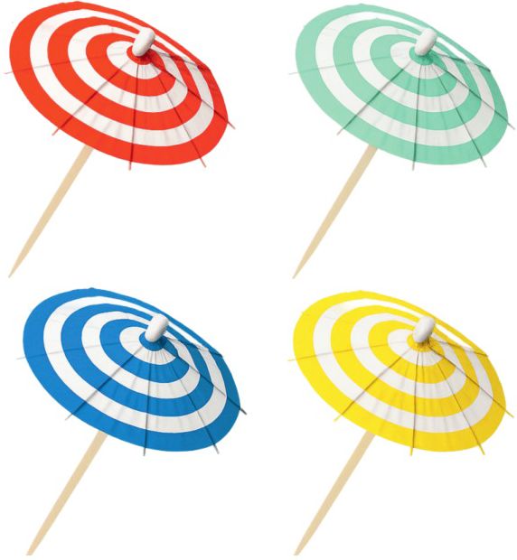 Cocktail Umbrellas Set of 12 - Image 2