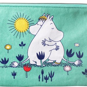 Pouch (Recycled Cotton) (16.5cm x 24cm) - Moomin (Hug)