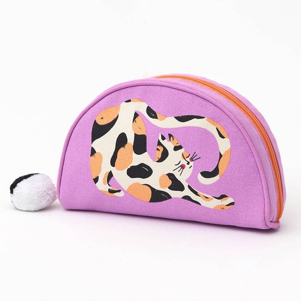 Stretching Cat Half Moon Pouch - Image 2
