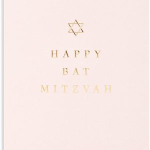 Happy Bat Mitzvah Card