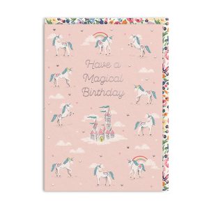 Magical Unicorns Birthday Card
